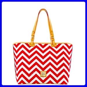Dooney & Bourke Chevron Canvas Tote Bag